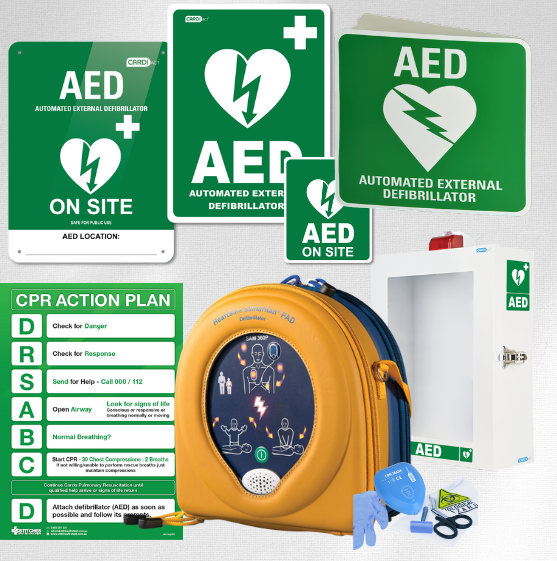 Heartsine Samaritan 360P Fully Automatic Defibrillator Package