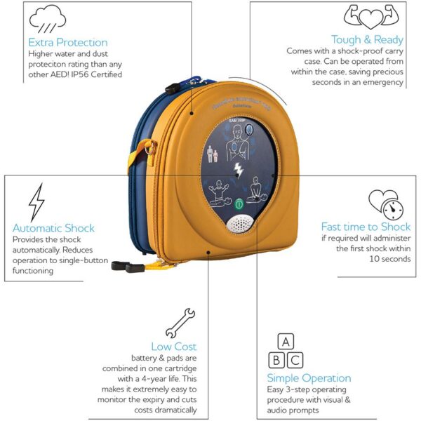 Heartsine Samaritan 360P Fully Automatic Defibrillator Package - Image 3