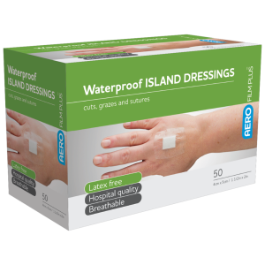 Waterproof Island Dressing 4 x 5cm Box/50