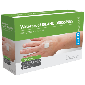 Waterproof Island Dressing 4 x 5cm Box/20