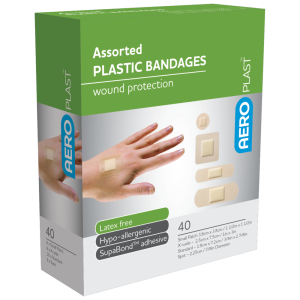 Plastic Assorted Dressings Box/40